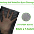 10 Pieces Aquarium Filter Media Bags - Reusable Mesh Filter Bags with Zipper for Fish Tank (10" x 7")