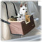 K&H Pet Products Hanging Bucket Booster Pet Seat, Elevated Dog Booster Car Seat for Petite and Toy Breeds, Tan