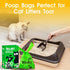 200 Counts 41% 59% Pet N Pet Unscented Dog Poop Bags Rolls with Tie Handles, Plant Based & PE Poop Bags for Dogs