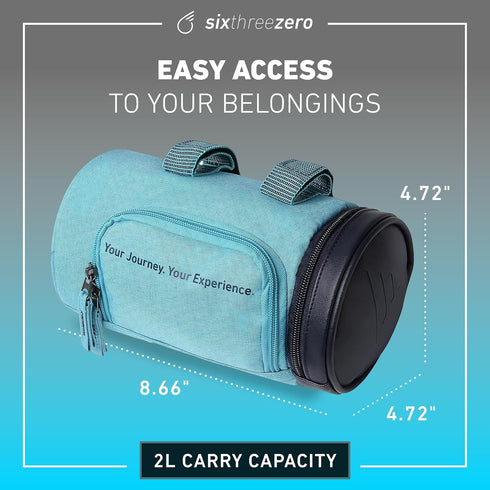 sixthreezero Bike Handlebar Bag, Waterproof Bicycle Front Roll Bag