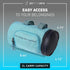 sixthreezero Bike Handlebar Bag, Waterproof Bicycle Front Roll Bag