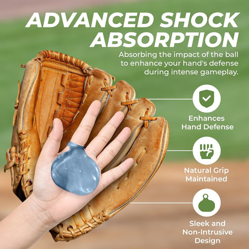 Sting Pad Pro Hand Protector - Fits Left or Right Hand for Baseball, Softball, or Hockey