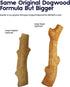 Petstages Super Dogwood Chew Toy, Medium, Safe & Long Lasting, Natural Wood & Durable Synthetic, USA Made
