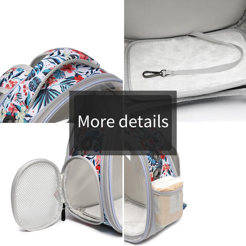 Backpack Portable Travel pet Carrier Hamster Bag Guinea Pig Bird Small Dog cat Turtle Carrier Rabbit Cage Squirrel