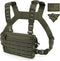 WYNEX Tactical Chest Rig Pack for Men - Running Chest Bag with Front Loop for Hunting and Outdoor EDC