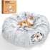 VIVOYAN Multifunctional Cat Tunnel Toy - XL Interactive Cat Play Tunnel with
