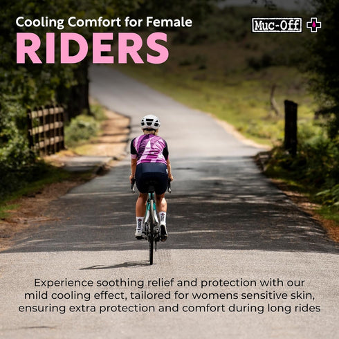 Muc-Off Women Luxury Chamois Cream Cycling - Extreme Skin Lubricant - pH Balanced & Deeply Moisturizing | Ideal