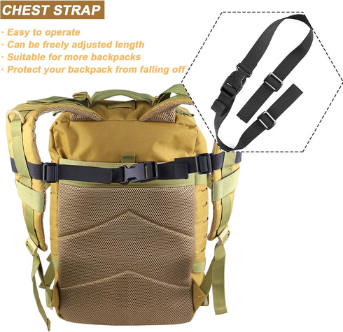 MAGARROW Adjustable Backpack Chest Strap, Sternum Strap Chest Belt with Buckle