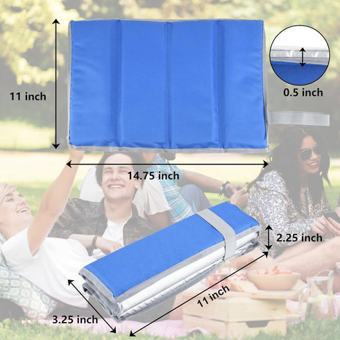 Cosmos 2 Pcs Foldable Seat Cushion Sitting Pad Portable Camping Sit Cushion Sitting Mat Foam Insulated Seat Pad