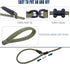 Slip Lead Dog Leash, 6ft - Strong Nylon Rope, Anti-Choking, Anti-Pull for Small Medium Large Dogs (Army Green)