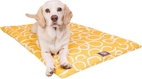 42" Fusion Yellow Crate Dog Bed Mat By Majestic Pet Products