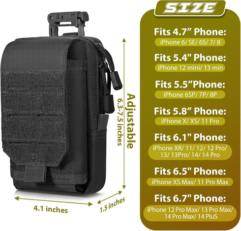 SOWHUP Tactical Molle Pouch - Small Utility EDC Organizer