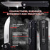 Firebird GANZO FH11S-BK Pocket Folding Knife with G10 Anti-Slip Handle and D2 Steel Blade for Outdoor Gear