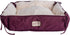 Armarkat 2-in-1 Cat Pet Bed & Fleece Cat Mat, Burgundy/Ivory, 16" L x 16" W x 6" H (C06HJH/MB)