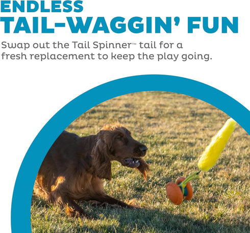 Outward Hound Replacement Tails for Dog Chase Toy Tail Spinner