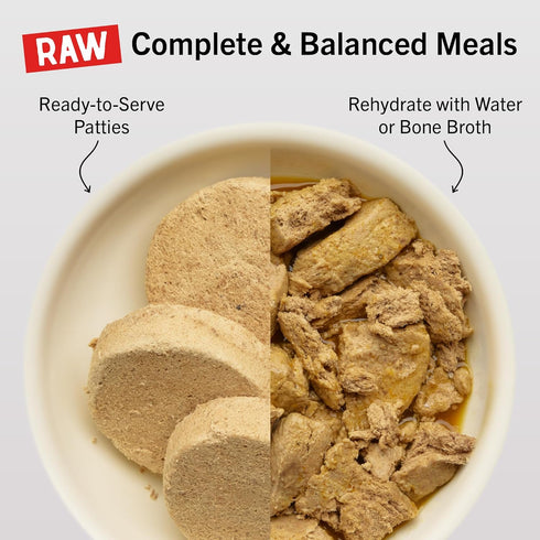 14 oz Stella & Chewy's Freeze-Dried Raw Dinner Patties - Beef Recipe - High Protein Grain-Free Puppy & Dog Food