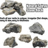 PINVNBY Natural Rocks for Reptile and Amphibian Enclosures, PH Natural Aquarium Stone, Aquascaping