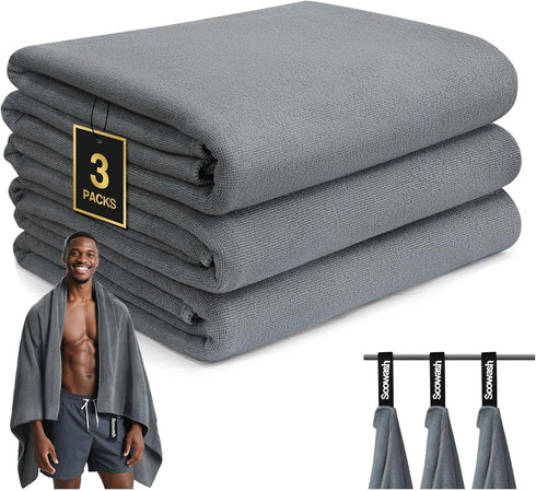 Camping Towels Quick Dry Sweat Towels for Gym, Absorbent Fast Drying Lightweight