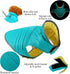 Mogoko Reflective Reversible Dog Winter Coat with Harness/Leash Hole - Waterproof Pet Jacket Warm Vest for Cold Snow
