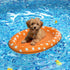 Pet Soft Dog Float Raft - Inflatable Swimming Float for Summer (Small, Orange)
