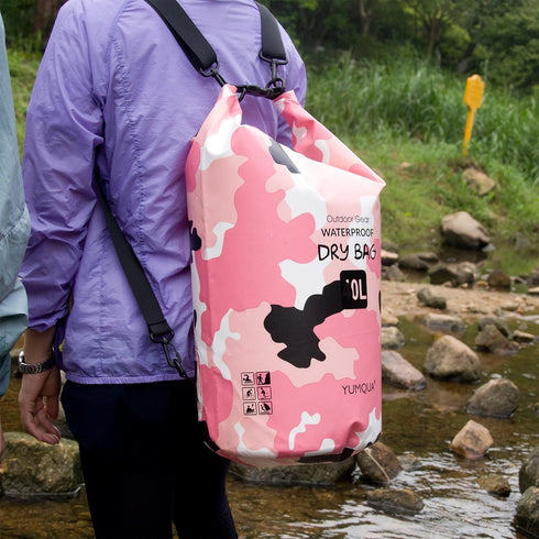 Waterproof Dry Bag Backpack, 5L/10L/20L/30L/40L, Roll Top Floating Storage Bags for Kayaking, Boating, Swimming, Hiking