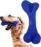 Tuff Pupper SuperChewy Tough Dog Bone Toy, Lifetime Replacement, Strong Natural Rubber, Great Fetch Toy for Dogs