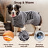 Microfibre Dog Bathrobe Towel Wrap Super Absorbent Dog Drying Coat Bath Robe for Puppy, Medium & Large Dogs, Fast