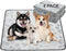 Qeils Reusable Puppy Pads, 34"x 36" 4 Pack Washable Pee Pads for