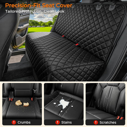 URPOWER Dog Car Seat Cover for Back Seat, Waterproof Car Seat Protector for Child Carseat & Pets, Nonslip Car Seat