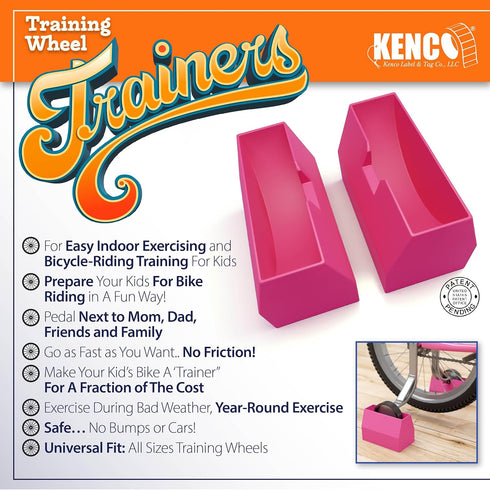 Training Wheel Trainers - Indoor Kids Stationary Bike Trainer Stand for Kids Bikes with Training Wheels