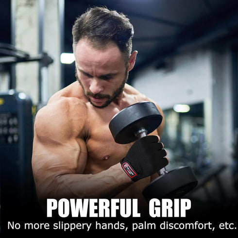FIT TO LEAD TRADERS Weightlifting Gym Gloves Workout Gloves for Men & Women with Wrist Support, Non-Slip Palm