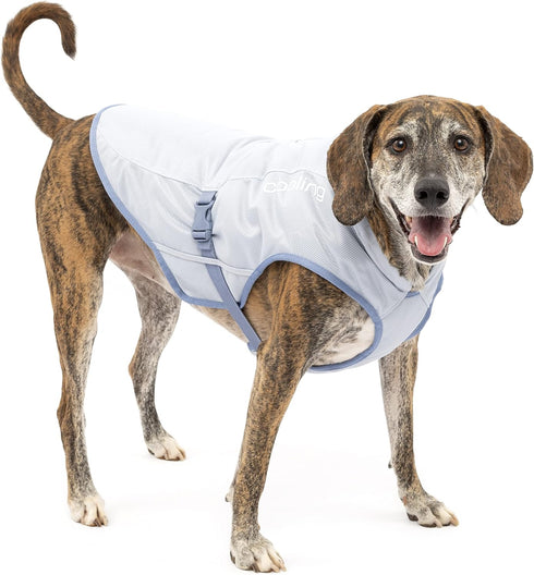 Kurgo Dog Core Cooling Vest, Evaporation Cooler Coat for Dogs, Reflective Material, Adjustable Straps (Large)
