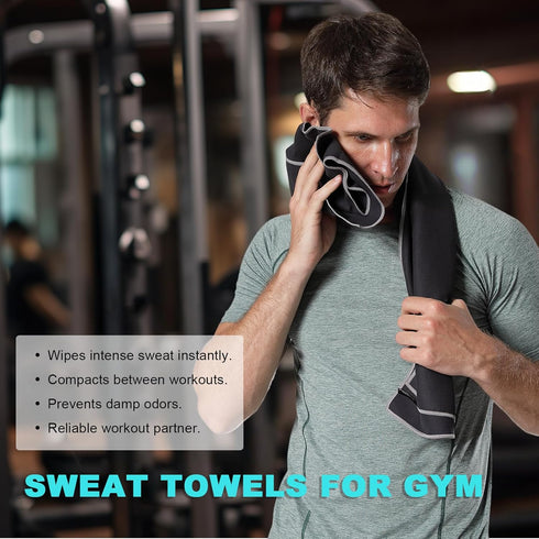 Quick-Drying Microfiber Towel - Ultra-Compact & Lightweight for Gym, Travel, and Camping