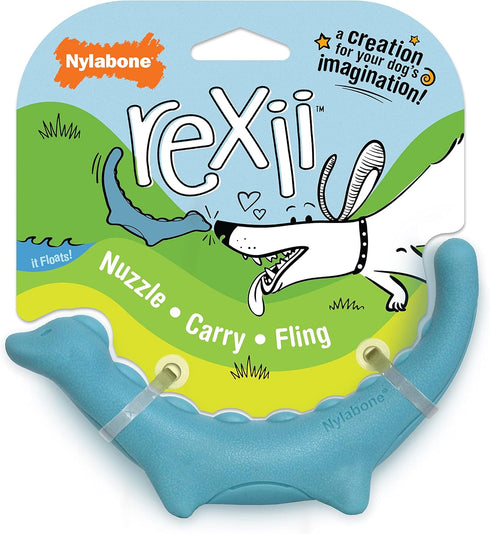 Nylabone Rexii Interactive Dog Toy for Small Dogs, Lightweight Flexible Toy for Creative Play & Exercise