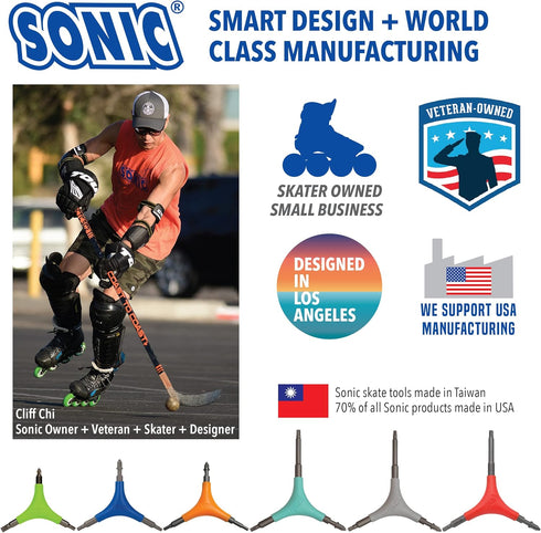 SONIC Pro Inline Skate Tool - Blue