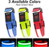 BSEEN Royal Blue Light Up Dog Collar - Reflective LED, Waterproof Glow in The Dark, Rechargeable for Night Walking