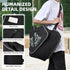 Skate Bag for Adults Roller Skates, Large Capacity Ice Skates Carry Bag with Adjustable Shoulder Strap, Nylon Inline