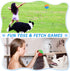 6Pcs Squeaky Dog Balls, Tough Training Toys for Dogs, High Bouncy Balls for Interactive Play and Teething (2.5in)