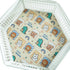 Hexagonal 75x75" Dog Pen Urine Pad, Reusable Whelping Playpen Crate Washable Pet Training Pad, For 36" Panel Hexagonal