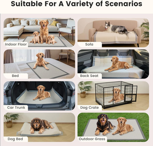 5XL 37"x54" 25 Count Gardner Pet Puppy Pads Extra Large, Super Absorbent & Leak-Proof Dog Pads, Nop-Slip Bottom