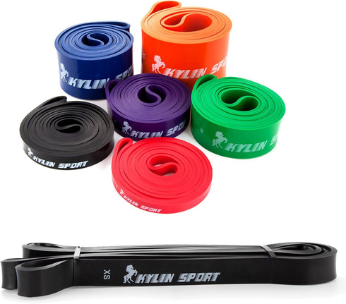 KYLIN SPORT Resistance Band Assisted Pull Up Bands, Training Yoga Pilates Elastic Loop Stretch for Cross Workout