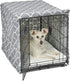 New World Pet Products Light Gray Dog Crate Cover with Teflon Fabric Protector, Fits Midwest 30-Inch Dog Crates,