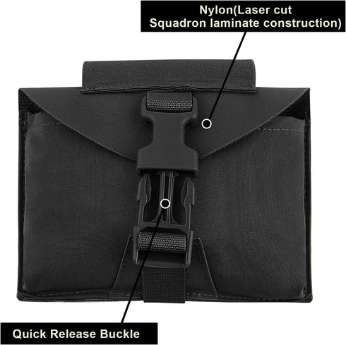 Tactical Molle Pouch Small IFAK Medical Pouches with Top Tourniquet Holder First Aid EDC Bag for Duty Belt and Vest