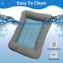PINVNBY Rabbit Bed Cooling Pad, 20.8" L*16.9" W Ice Silk Summer Pet Sleeping Pad, Washable for Bunnies and Guinea Pigs