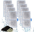 driamor 8 Pack Filter Cartridges for Top Fin EF-S Element and BF5 BETTAFLO Filter, Thickened Replacement Filters.