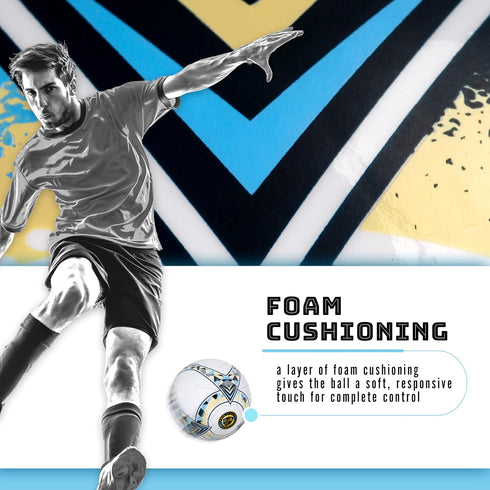 MLS 5 Franklin Sports Official Team Soccer Balls - Official Size Soccer Balls - Regulation Size + Weight Soccer Ball