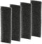 COOSPIDER JUP-02 Replacement Filters Sponge, 4 Pack for Aquarium Filter SUN JUP02