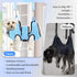 Dog Grooming Hammock for Nail Trimming, Pet Hammock for Small Dogs with Security Strap, Clippers, Nail File, and Comb