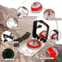 Pro Hiking Compass, Waterproof Survival Gear with Glow-in-The-Dark Feature and Mirror Sighting for Orienteering