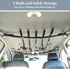 Vehicle Fishing Rod Holder, Heavy Duty Adjustable 5 Rod Capacity Storage Straps for Truck Car SUV Wagons Van